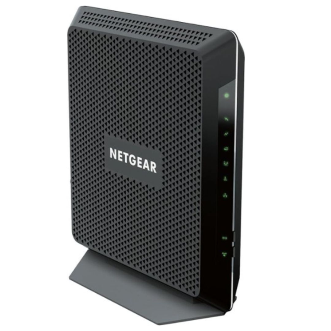 NETGEAR – Nighthawk AC1900 Router with DOCSIS 3.0 Cable Modem – Black